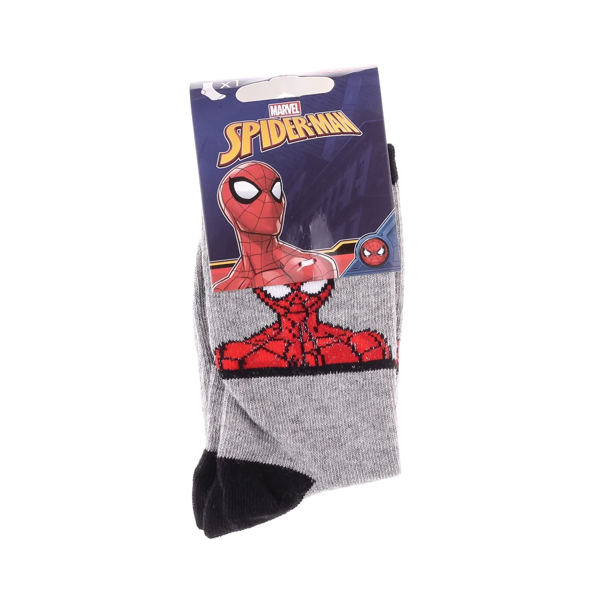 Шкарпетки SPIDER MAN BUSTE SPIDERMAN світло-сірий Діт 23-26, арт.83892247-3