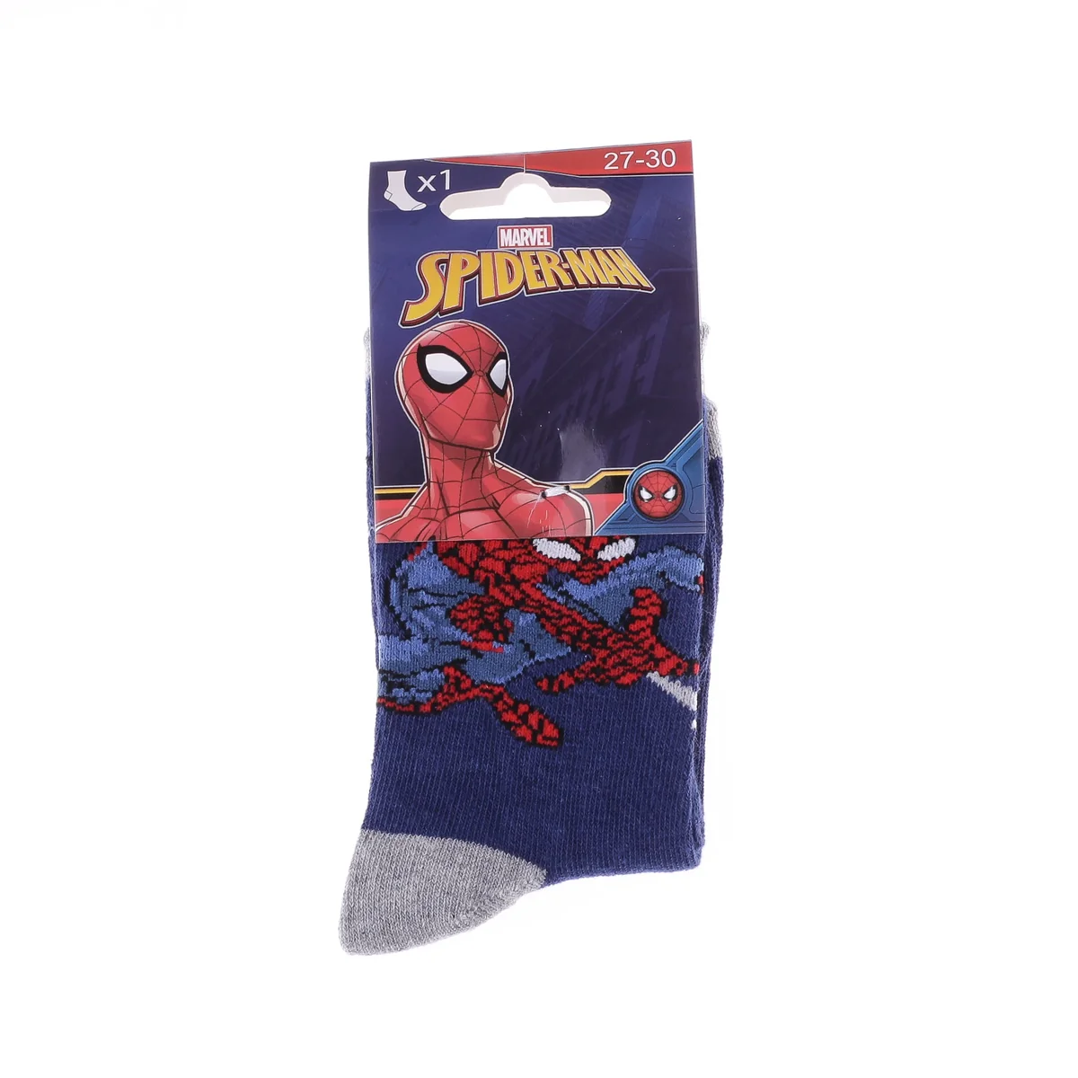 Шкарпетки SPIDER MAN SPIDERMAN ENTIER синій Діт 23-26, арт.83892247-6