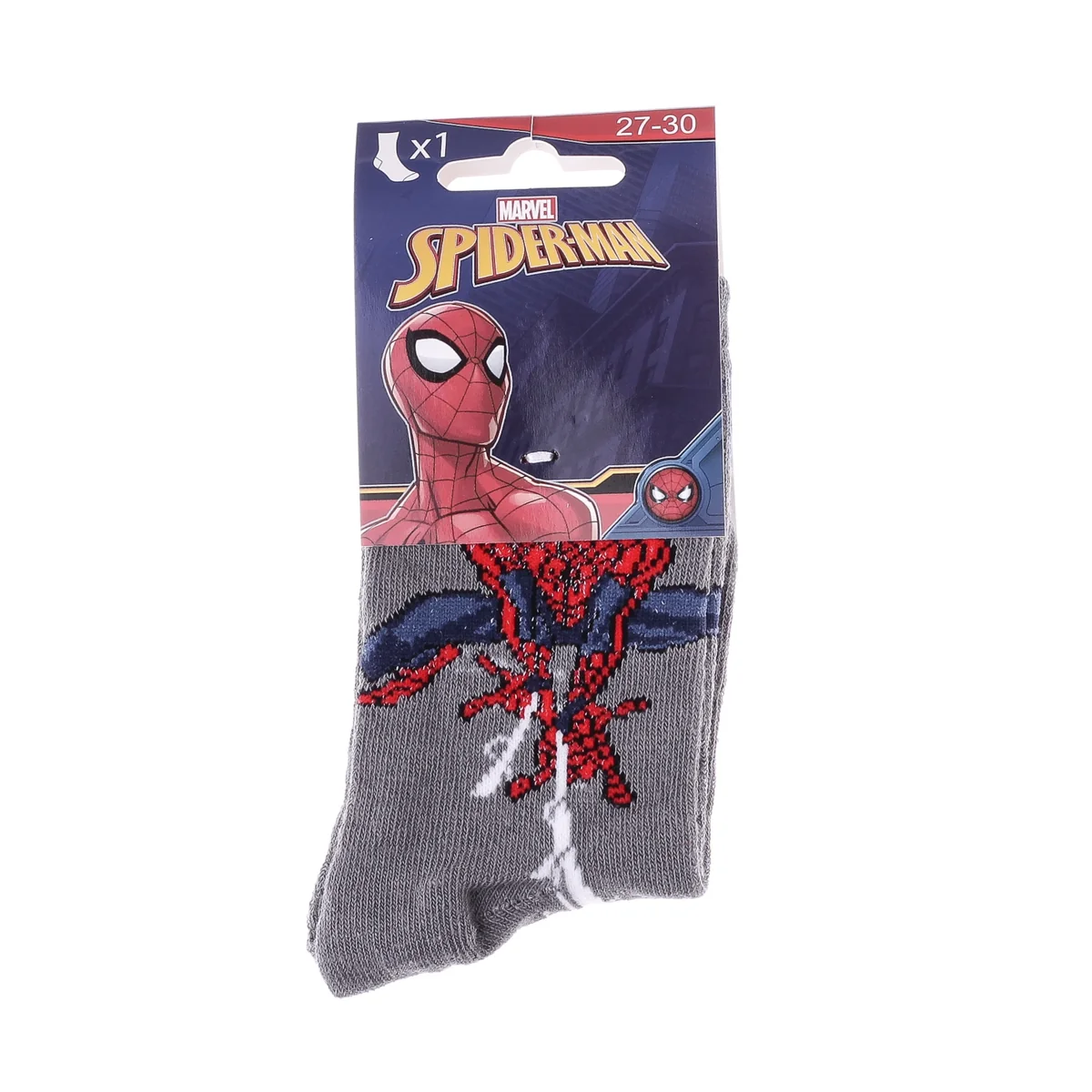 Шкарпетки SPIDER MAN SPIDERMAN ENTIER сірий Діт 23-26, арт.83892247-2