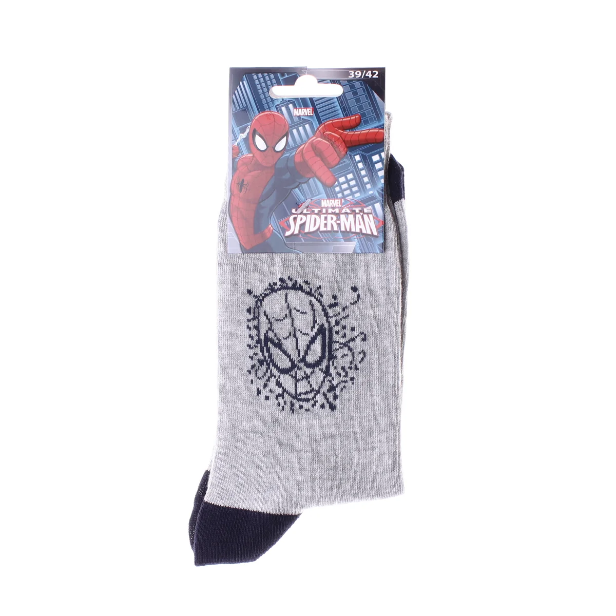 Шкарпетки Spider Man TETE SPIDERMAN світло-сірий Діт 39-42