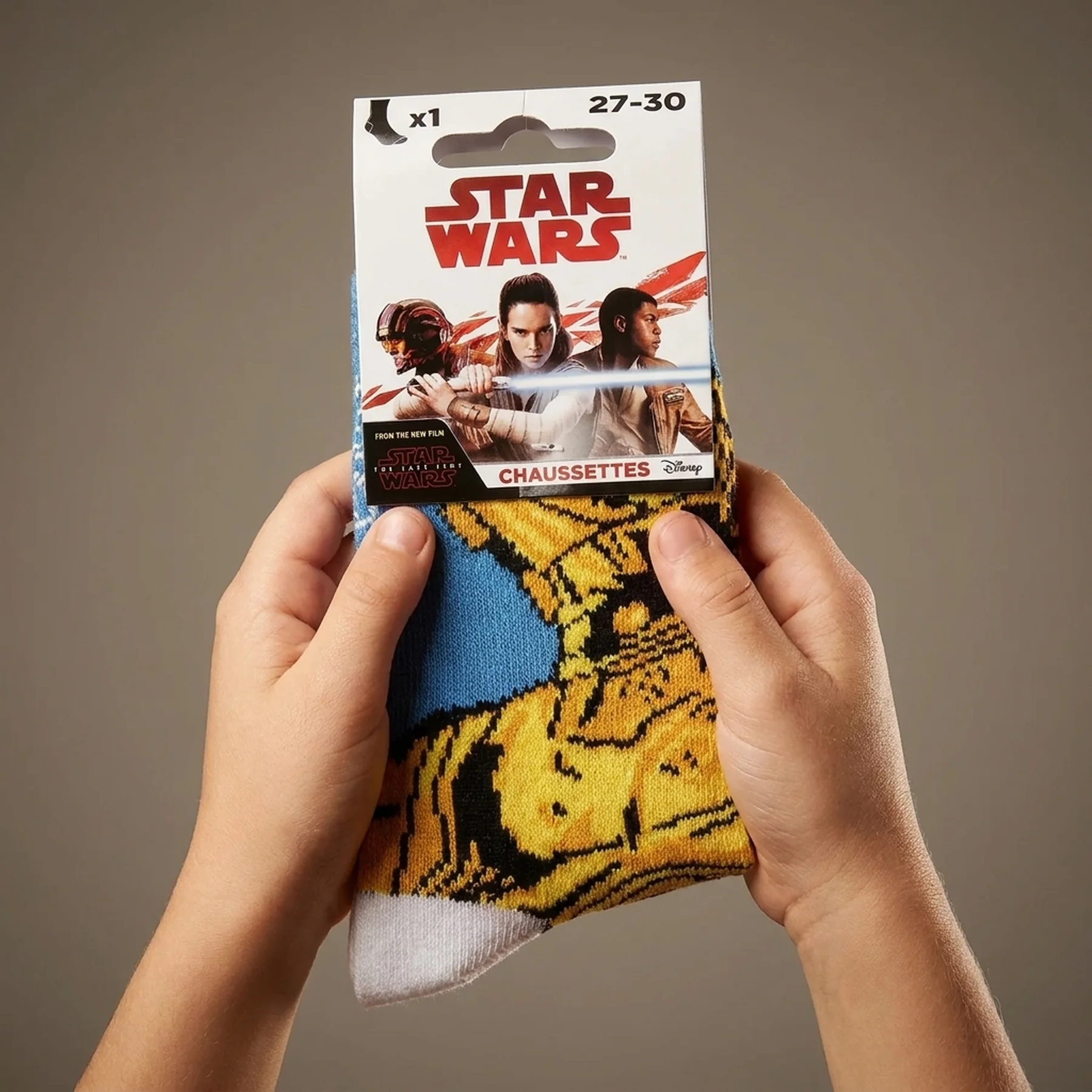 Шкарпетки STAR WARS C_3PO блакитний Діт 31-34, арт.83892148-3