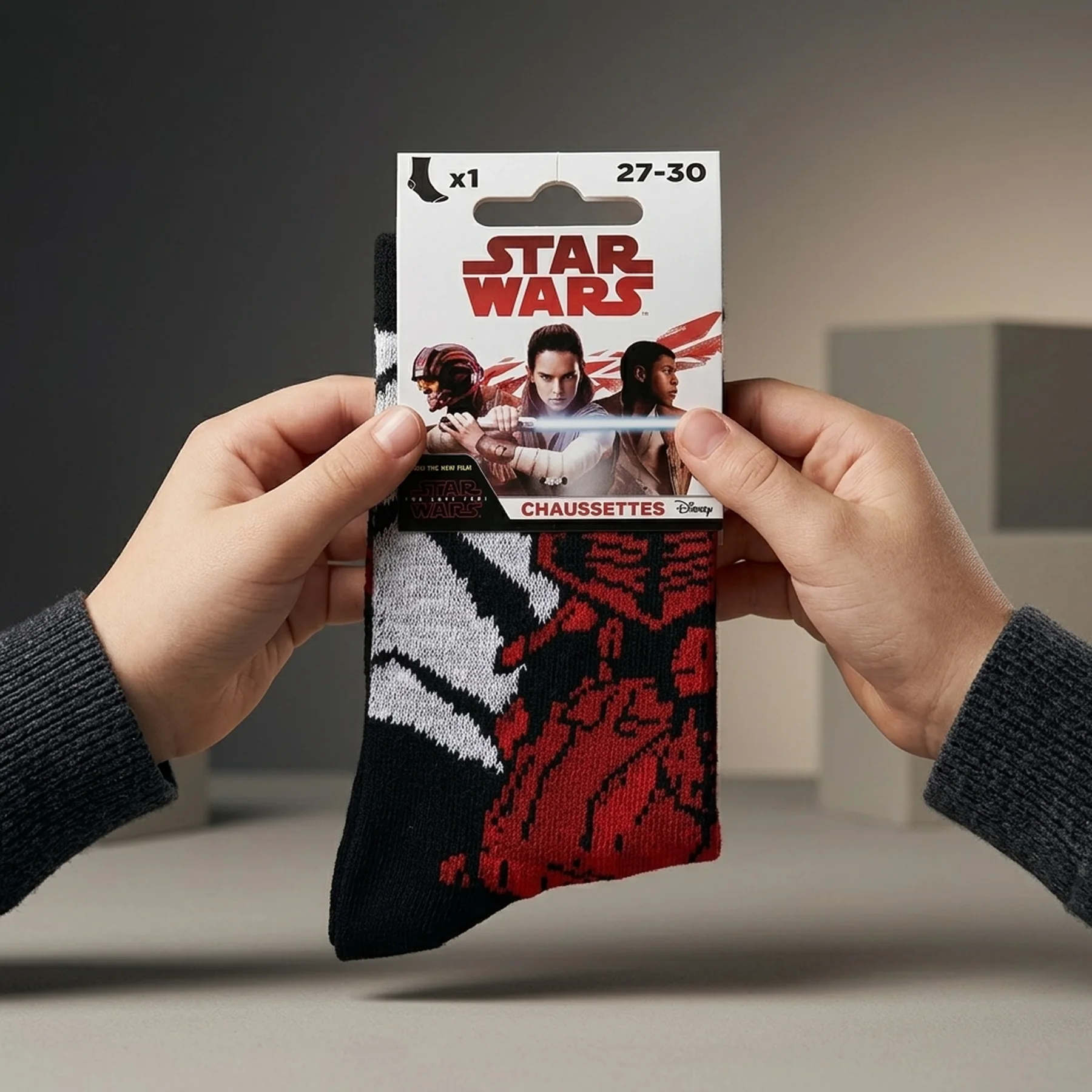 Шкарпетки STAR WARS GARDE ROUGE GARDE ROYAL чорний Діт 27-30,арт. 83892148-7