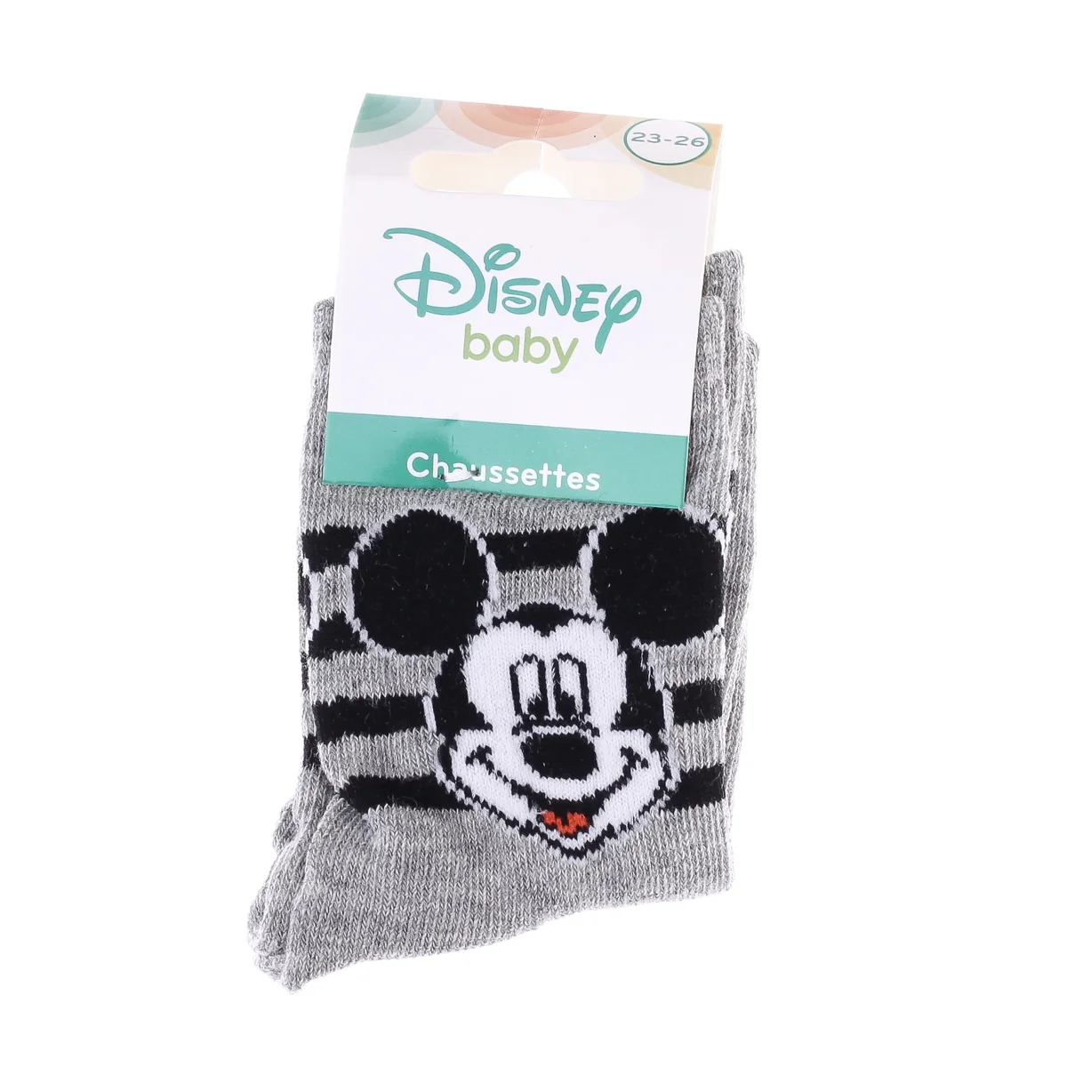 Шкарпетки TETE MICKEY + RAYURES світло-сірий Діт 23-26 арт 43891247-4