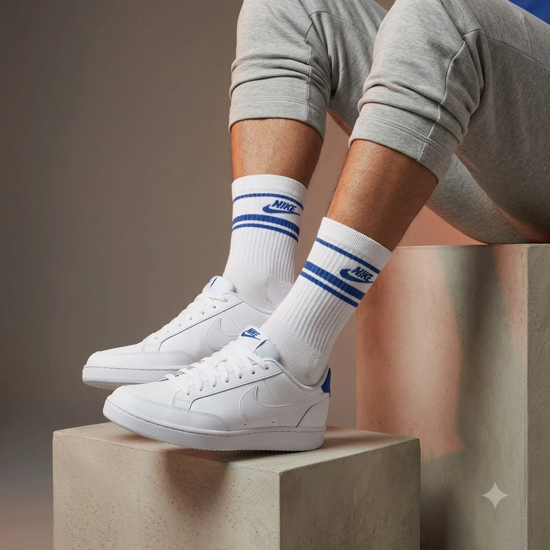 Шкарпетки U NK NSW EVERYDAY ESSENTIAL CREW 3PR - STRIPES