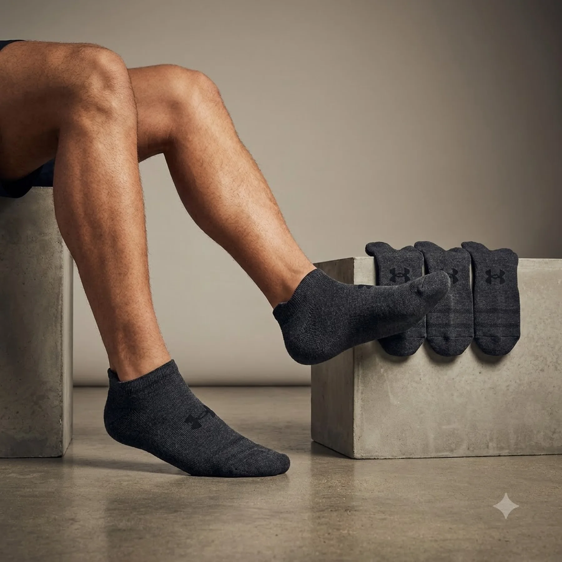 Шкарпетки Under Armour Ua Essential No Show 3Pk (1382623-001)