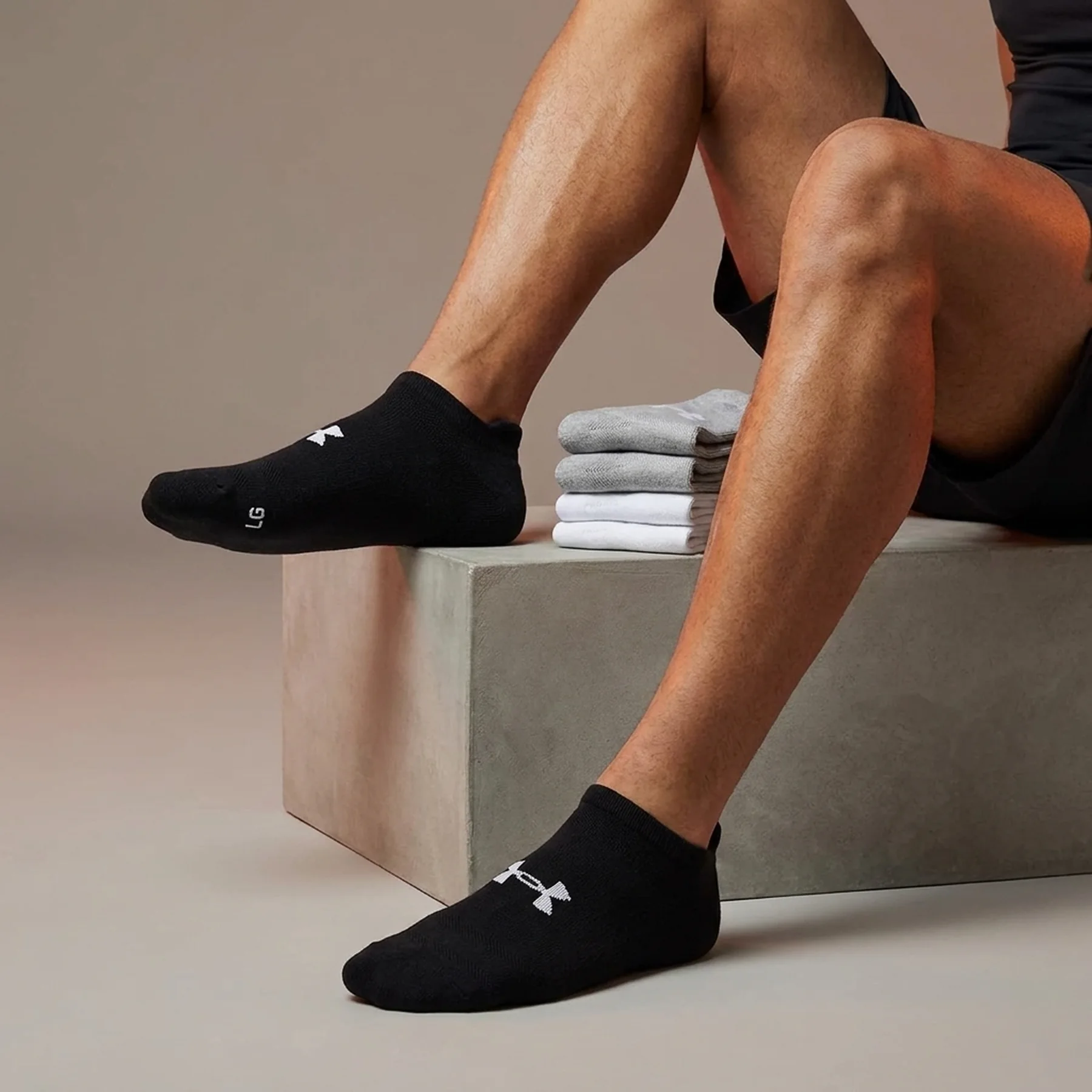 Шкарпетки Under Armour Ua Essential No Show 6Pk (1382611-002)