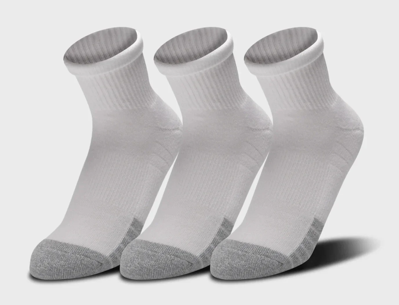 Шкарпетки Under Armour Ua Heatgear Quarter 3Pk (1353262-100)