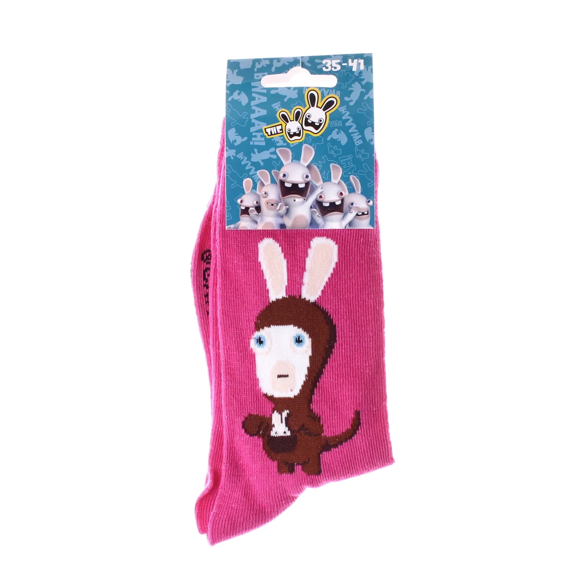 Шкарпетки LAPINS CRETINS LAPIN EN COSTUME KANGOUROU пурпурний Діт 35 - 41