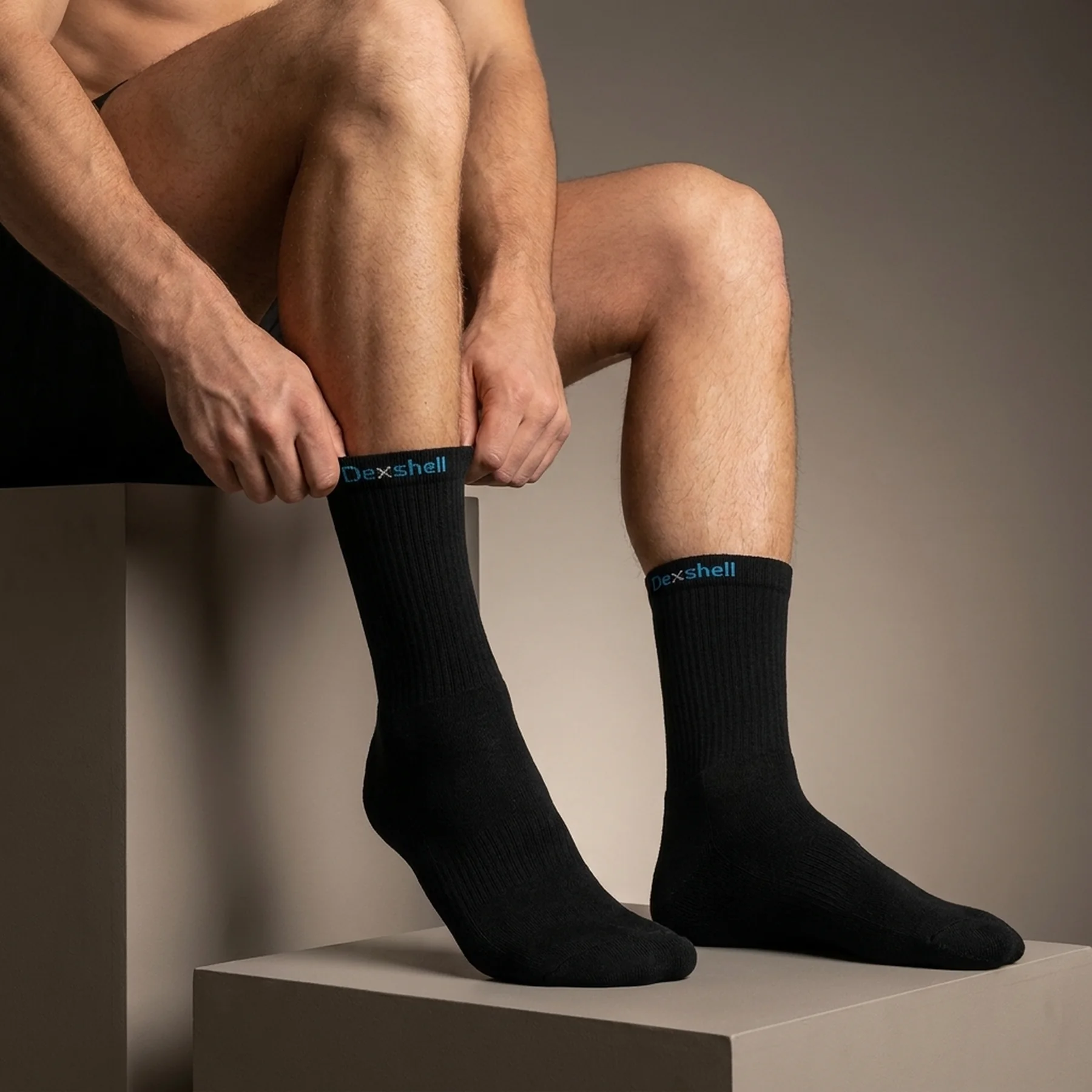 Шкарпетки водонепроникні Dexshell Ultra Thin Crew BLK, р-р S, чорний