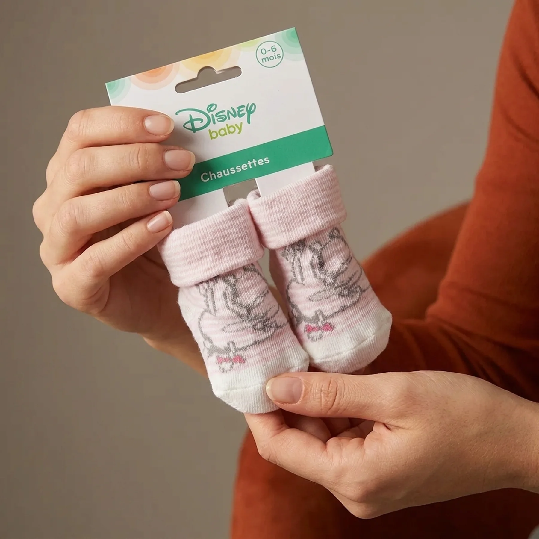 Шкарпетки WINNIE FILLE AO TETE WINNIE + POT ABEILLE рожевий Діт 0-6 арт 43890964-2