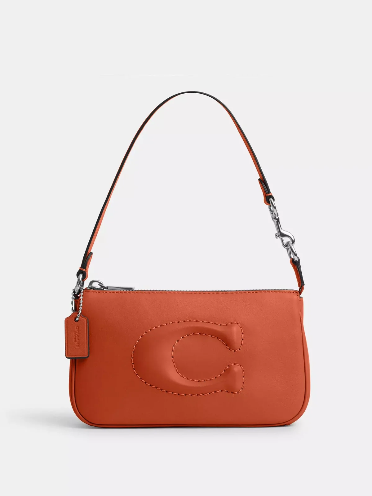 Шкіряна сумка на плече COACH 1159822172 (Помаранчевий One size)
