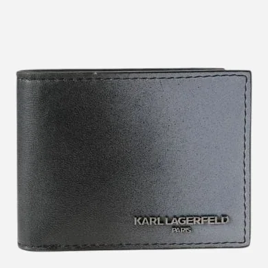 Шкіряний гаманець Karl Lagerfeld Paris 1159844800 (Чорний/Сірий One size) — Гаманці
