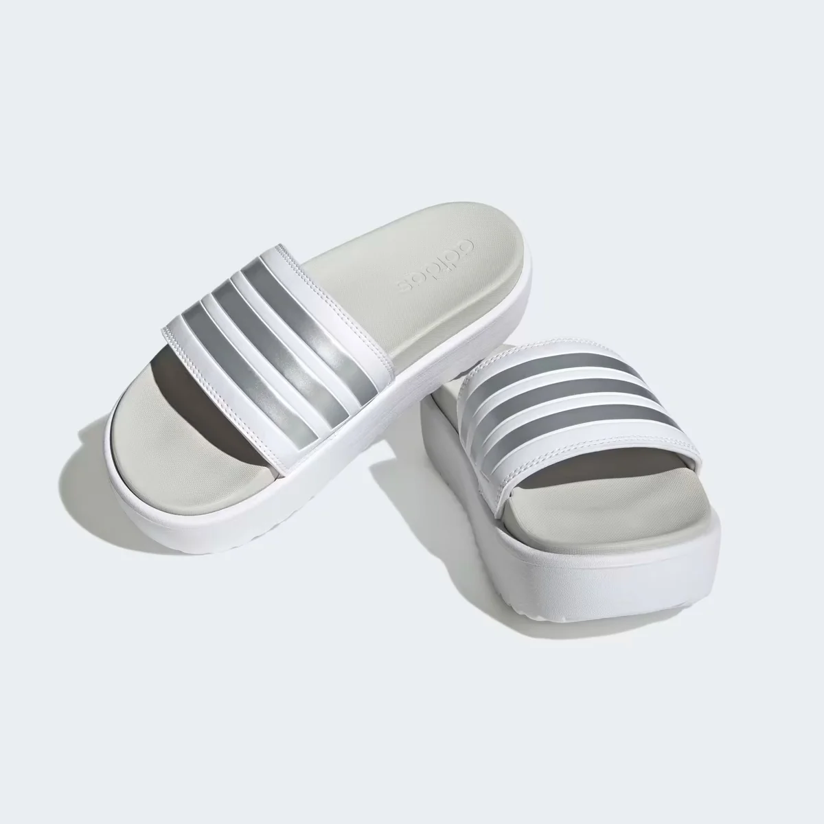 Шльопанці Adilette Platform Adidas на платформі 40 1/2