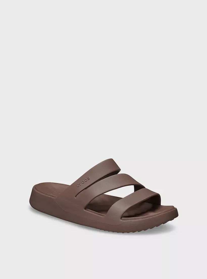 Шльопанці Getaway Strappy MtP 209587-0LF-Truffle CROCS W4 (33-34) Коричневий