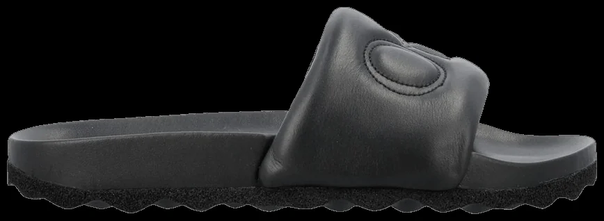 Шльопанці Off-White Bookish Leather Sponge Slider