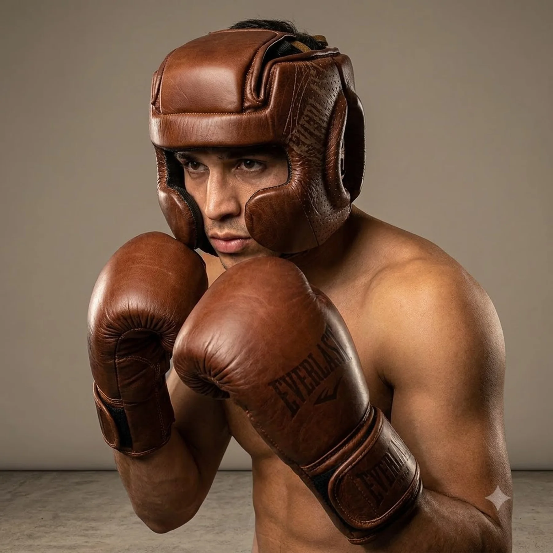 Шолом Everlast 1910 HEADGEAR коричневий S/M (P00002697)