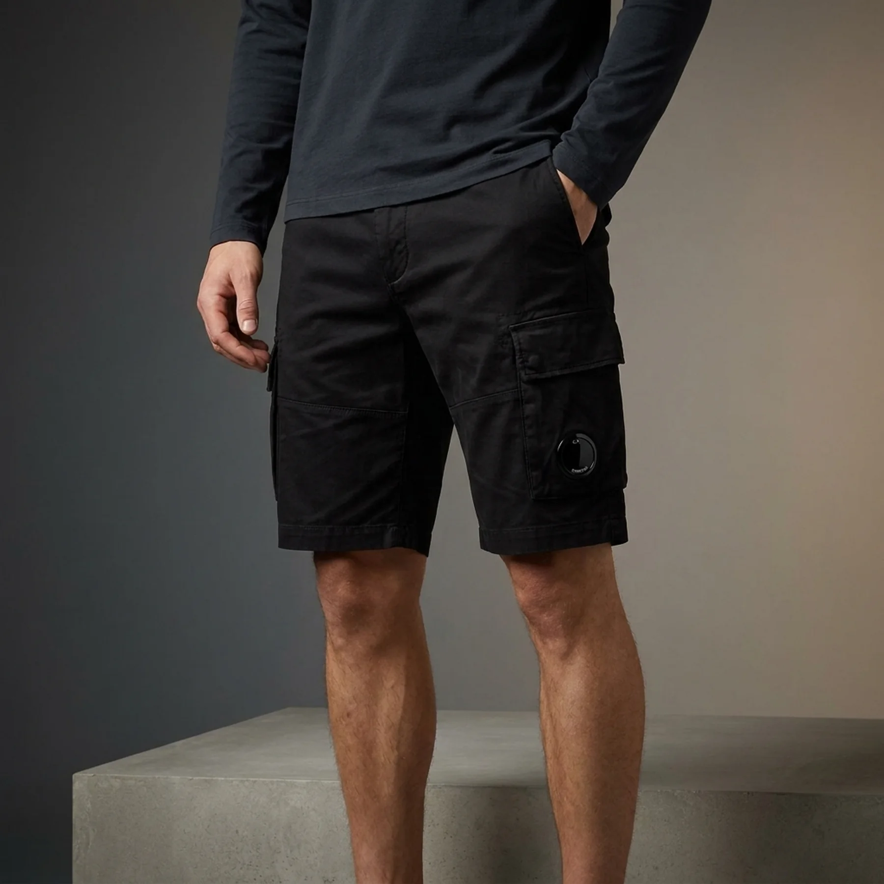 Шорти C.P. Company Sateen Stretch Cargo