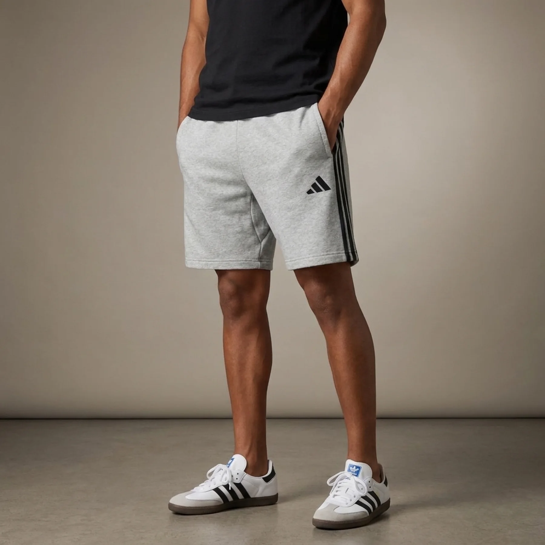Шорти чоловічі Essential 3-Stripes French Terry Sportswear JE6419