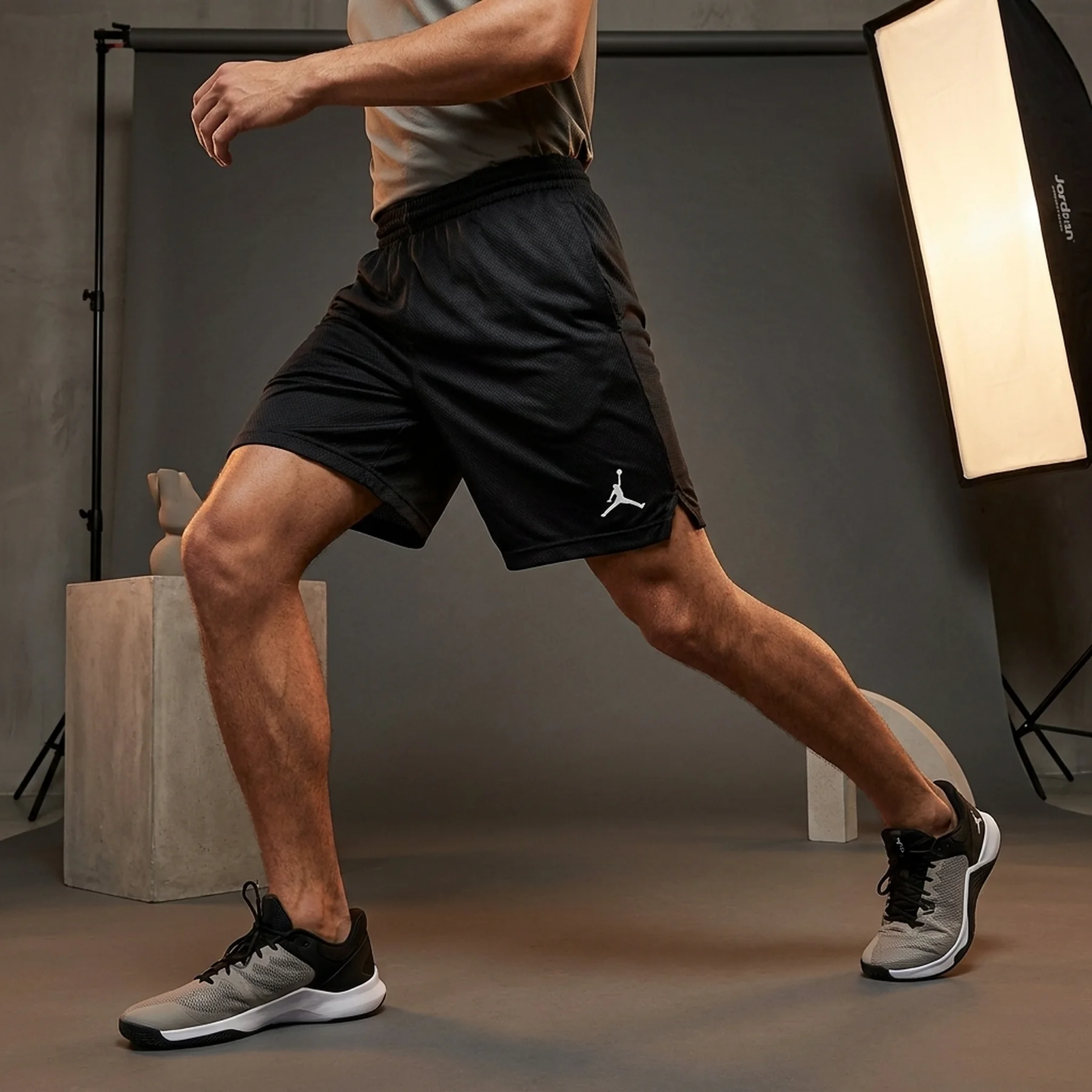 Шорти чоловічі Jordan Black Training Practice Basketball Shorts (AR4315-010)