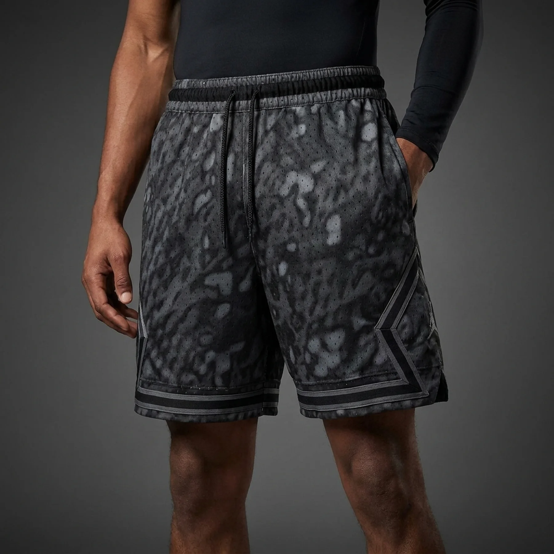 Шорти чоловічі Jordan Sport Men's Black Diamond (FN5862-010)
