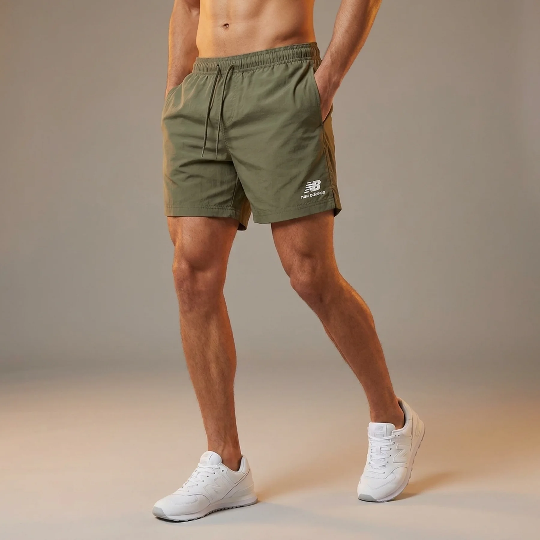 Шорти чоловічі New Balance Essentials Reimagined Woven (MS31519CGN)
