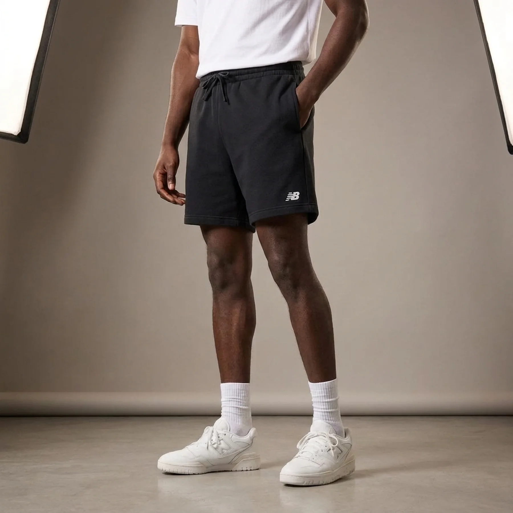 Шорти чоловічі New Balance Nb Small Logo (MS41520BK)