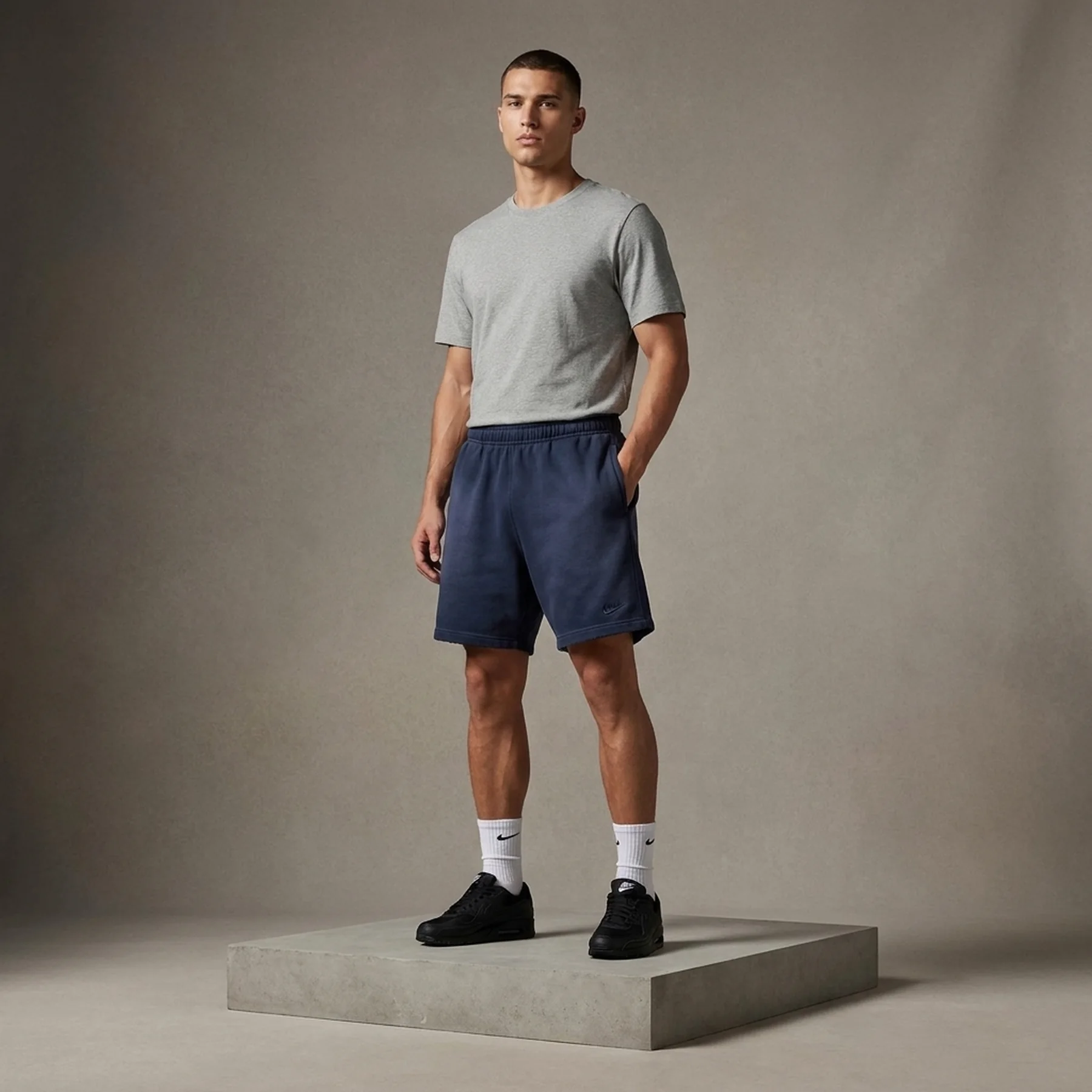 Шорти чоловічі Nike Solo Swoosh French Terry (IB8955-451)