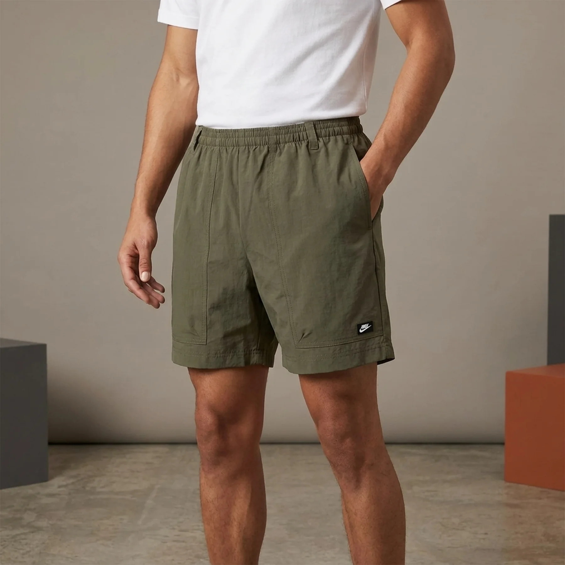 Шорти чоловічі Nike Sportswear Sport Essential Woven Camp Shorts (DQ4907-222)