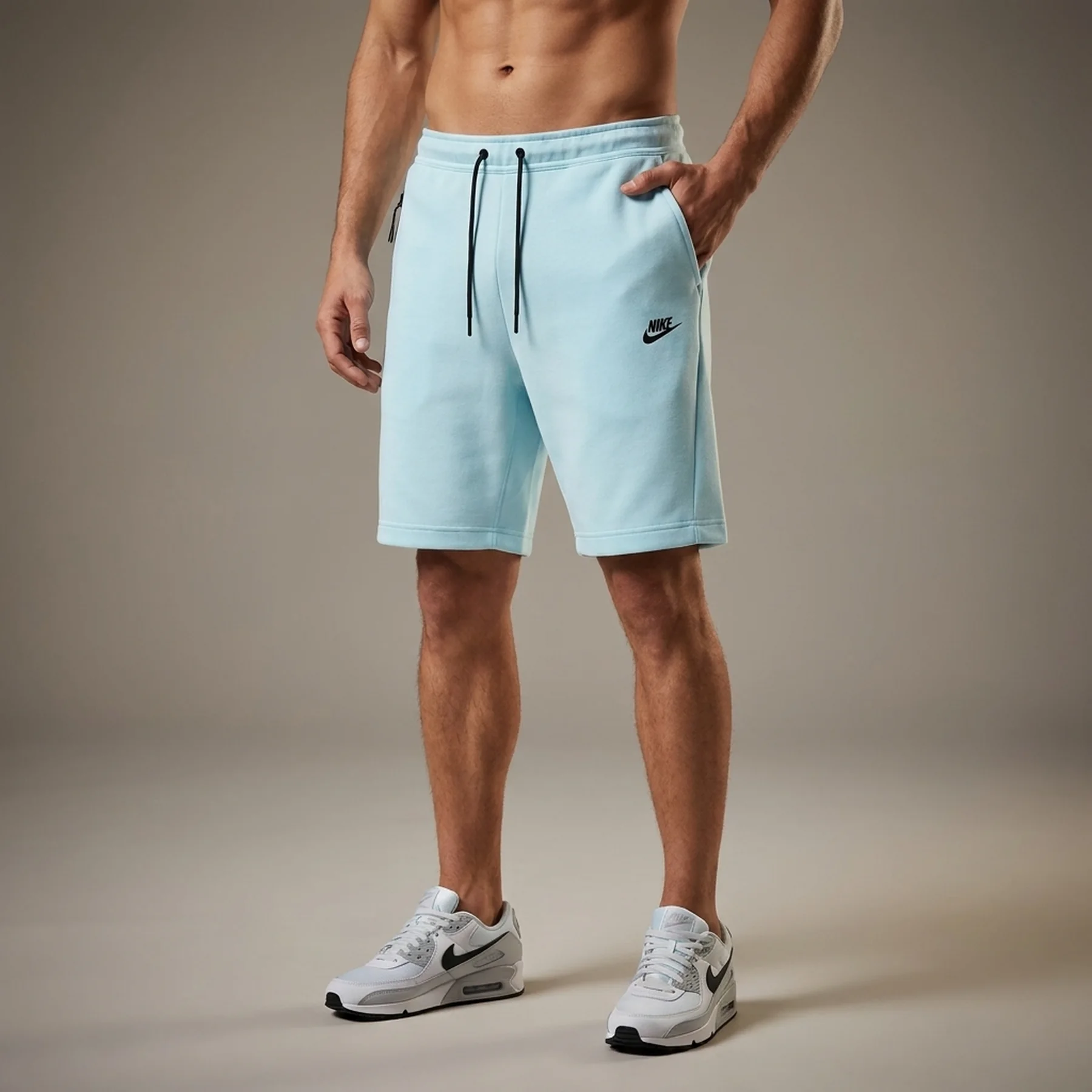 Шорти чоловічі Nike Sportswear Tech Fleece Light Blue (FB8171-474)
