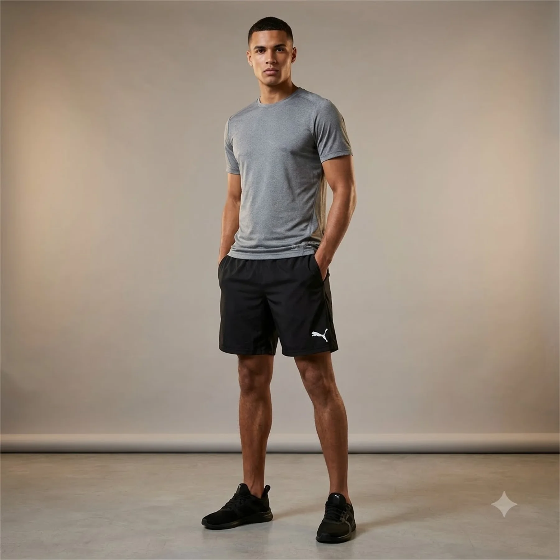 Шорти чоловічі Puma Black (657336-03)