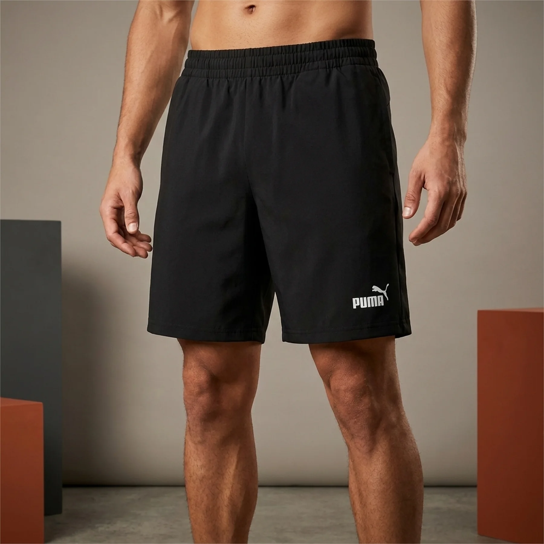 Шорти чоловічі Puma Essential Logo Black (682600-01)