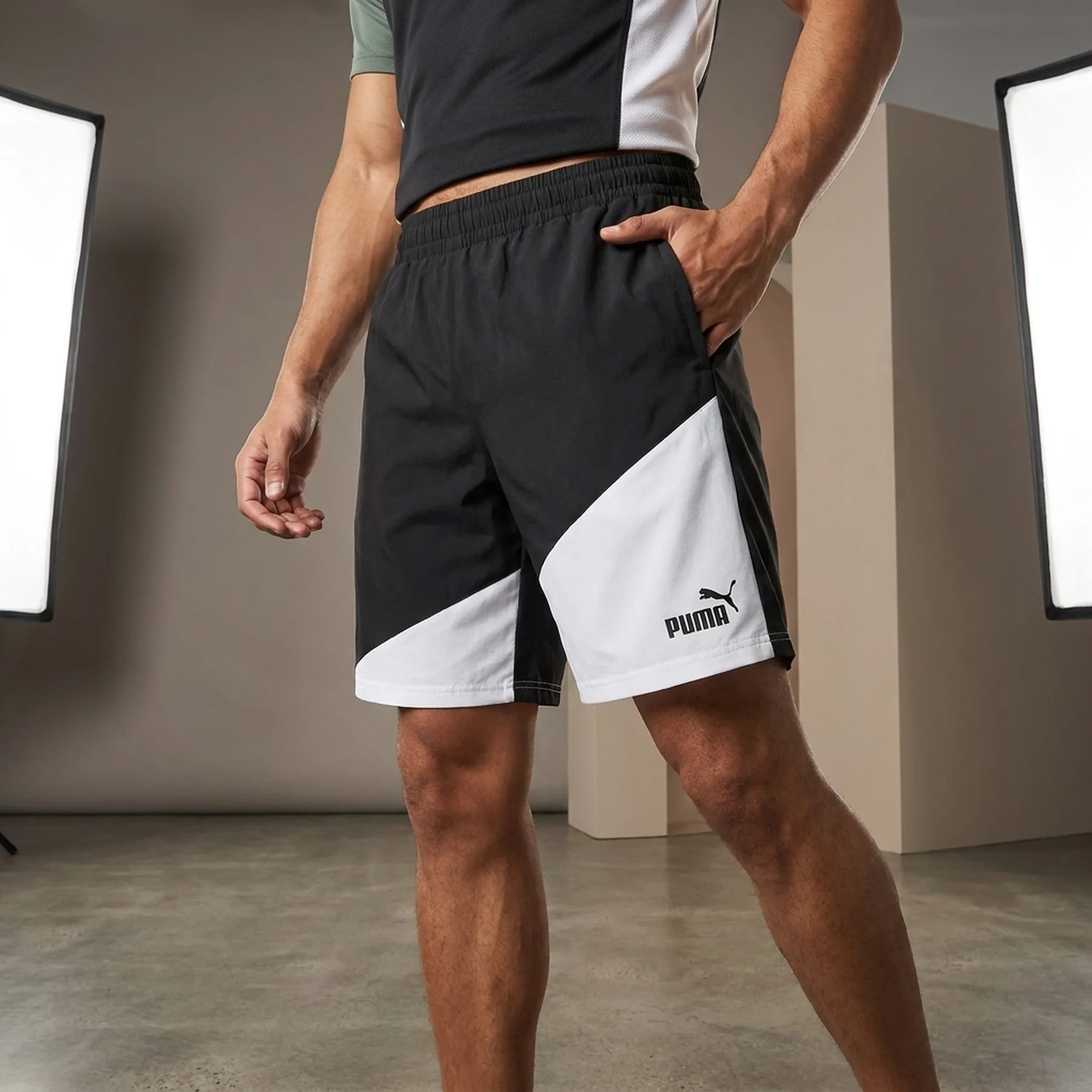 Шорти чоловічі Puma Shorts Power Colourblock (679706-01)