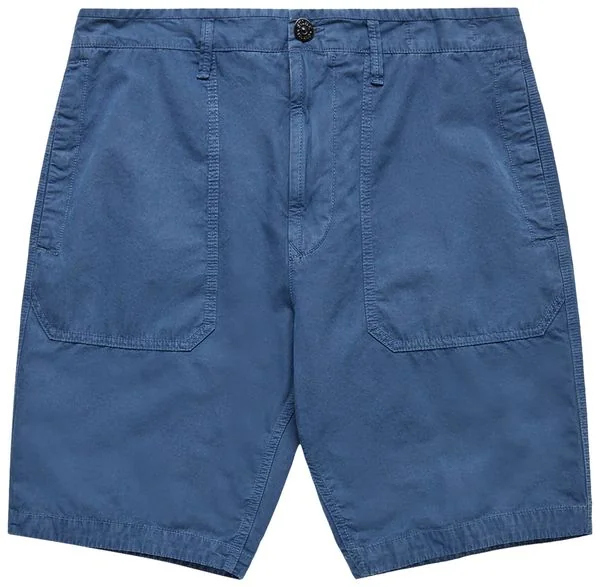 Шорти чоловічі Stone Island Compass Patch Bermuda Shorts 'Blue' Pczec