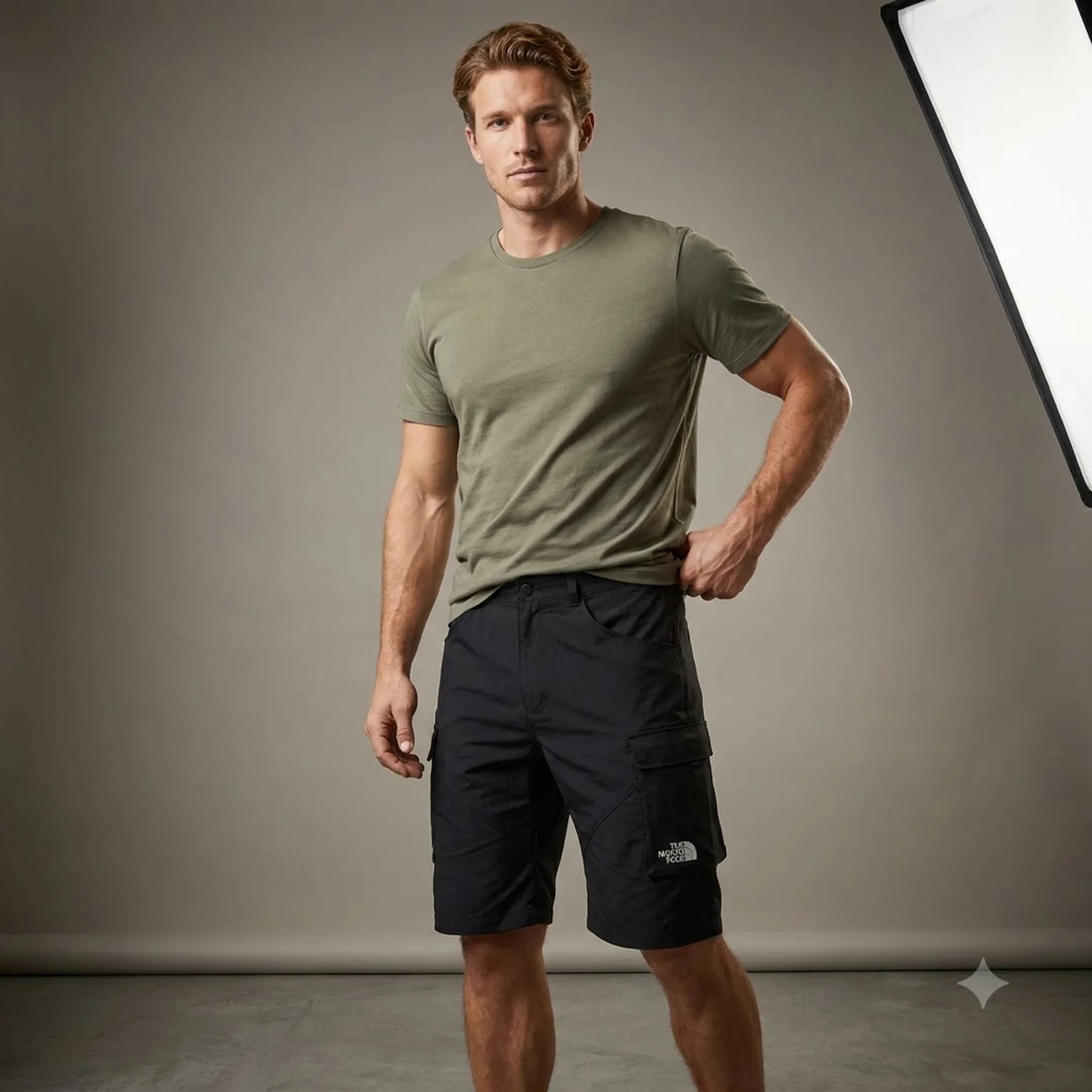 Шорти чоловічі The North Face Exploration Cargo Short Black (0A8BGGJK31)