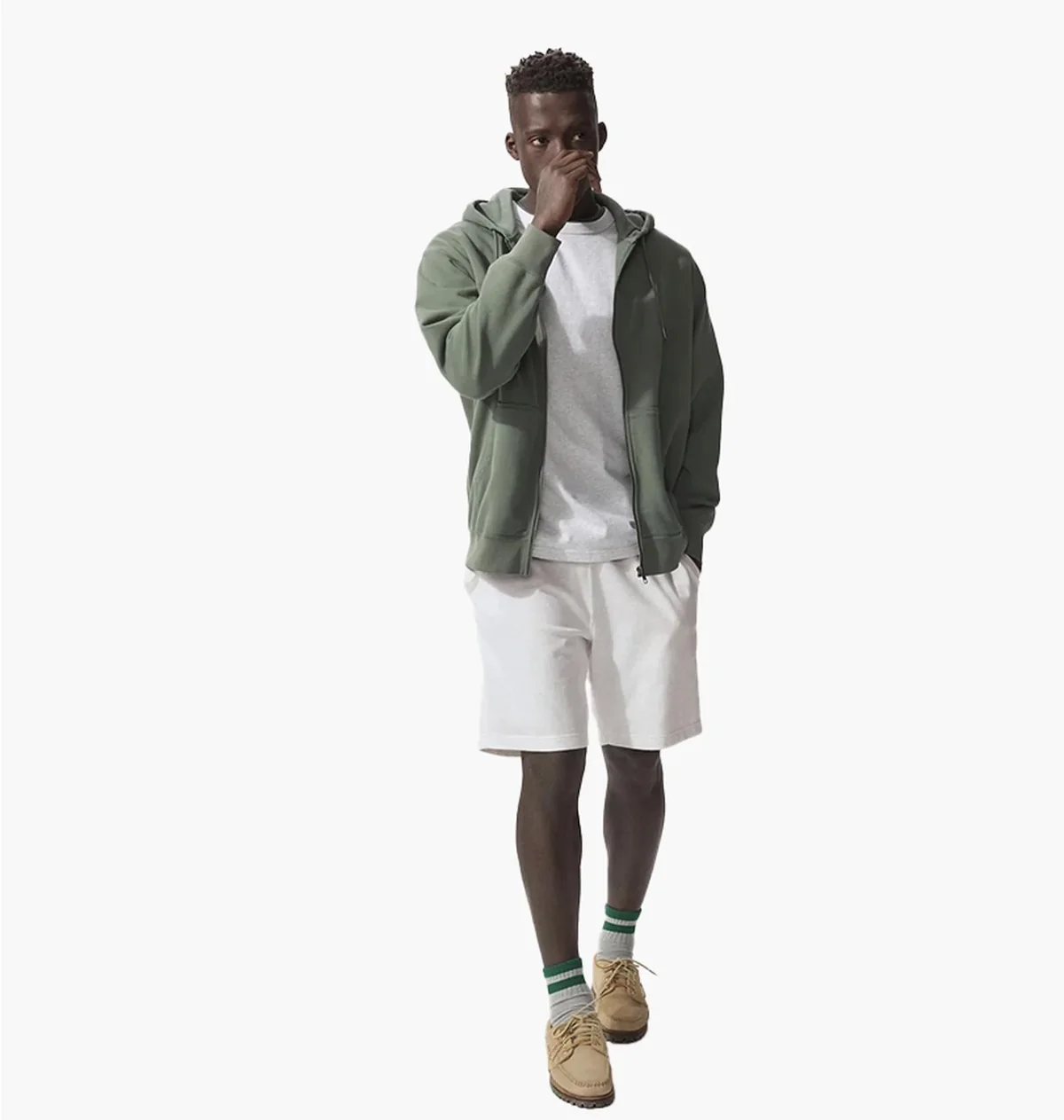 Шорти чоловічі Uniqlo Cotton Easy Shorts Grey (474127-01)