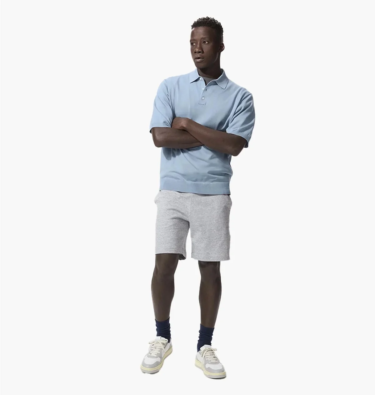 Шорти чоловічі Uniqlo Cotton Easy Shorts White (474127-04)