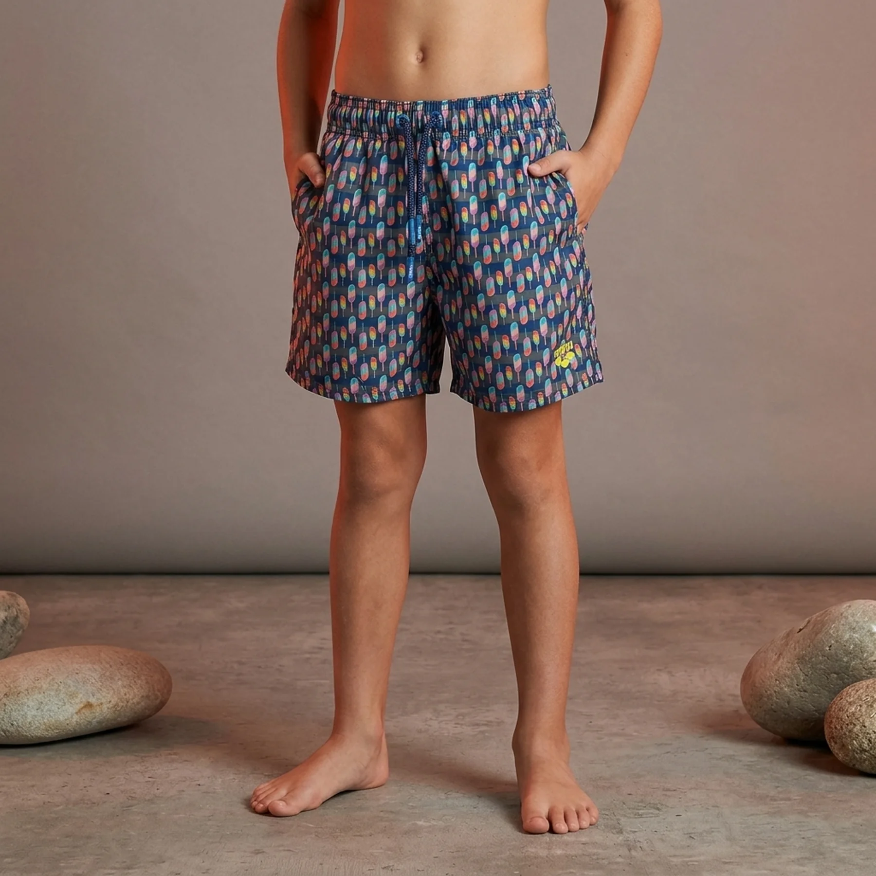 Шорти дитячі Arena Beach Boxer Allover (005252-550)