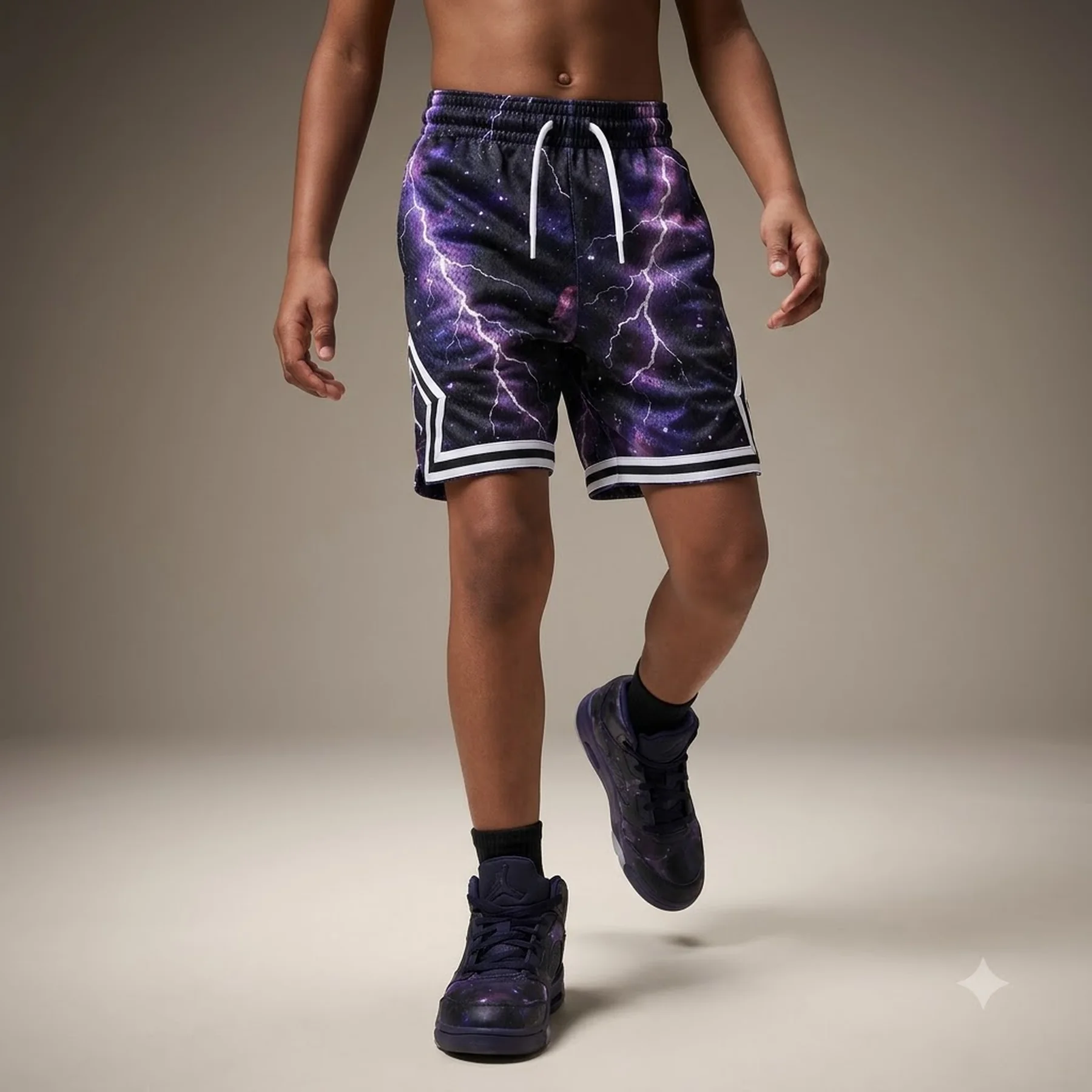 Шорти дитячі Jordan Mj Aop Sport Violet (95D429-K73)