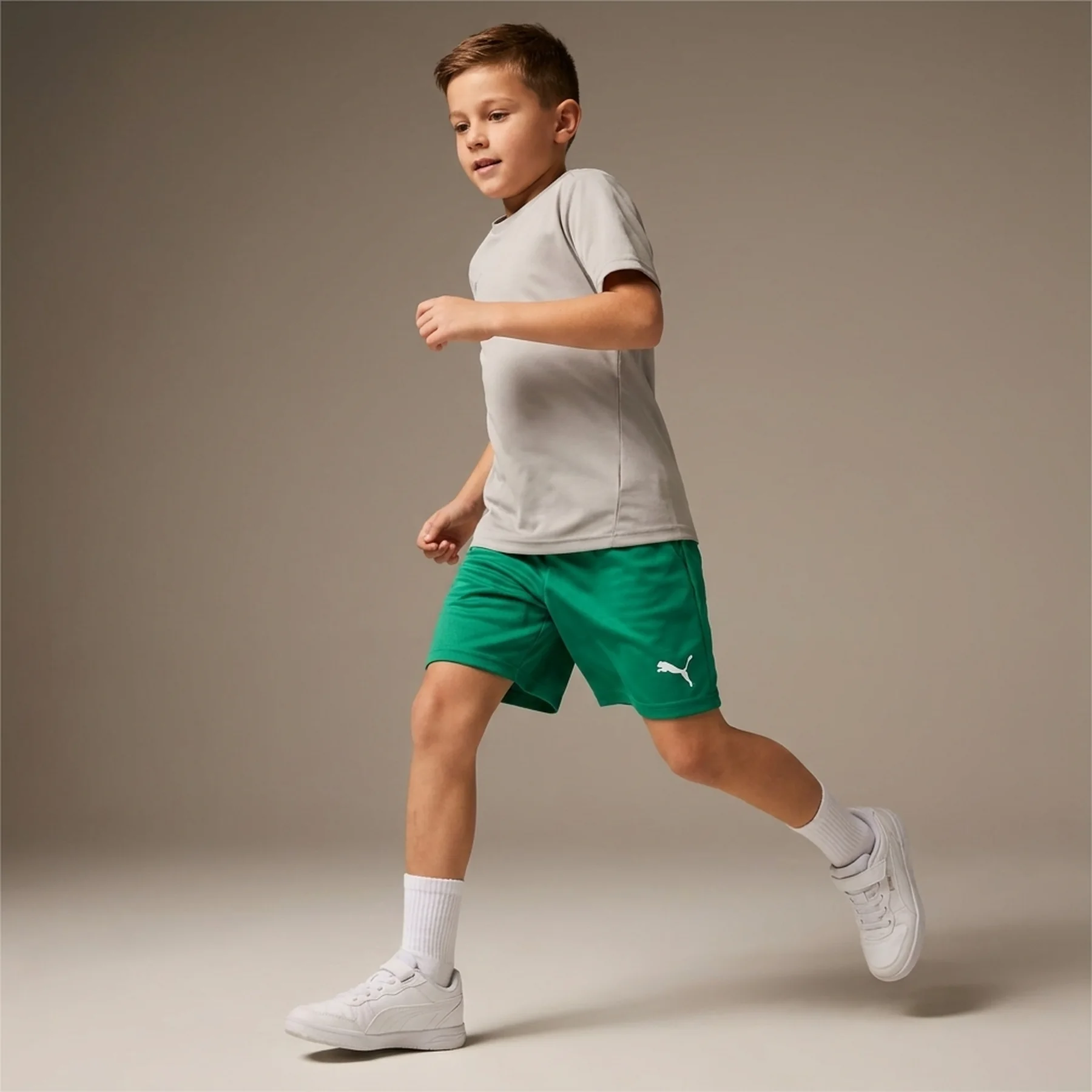 Шорти Puma teamRISE Short Jr зелений дитячий 116 см (704943-05)