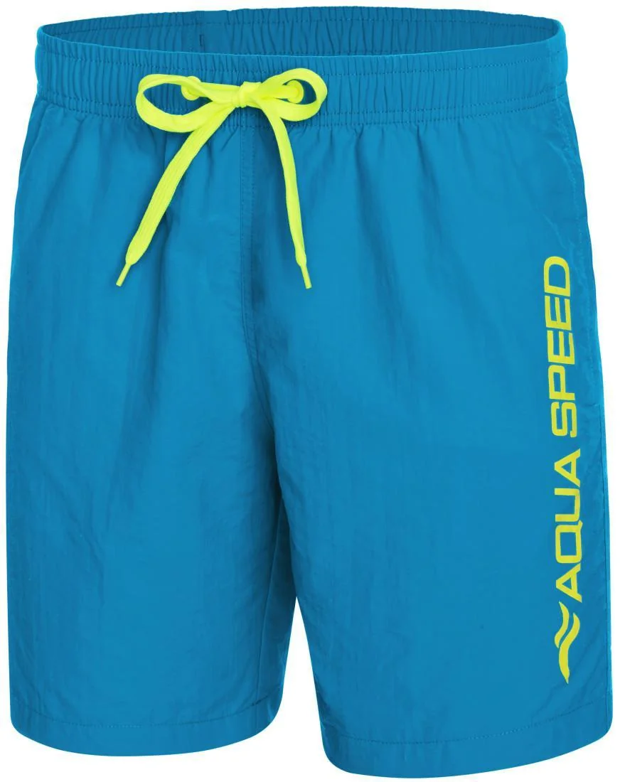 Шорти для плавання Aqua Speed OWEN 9675 блакитний, салатовий Чол L (88-94 см)