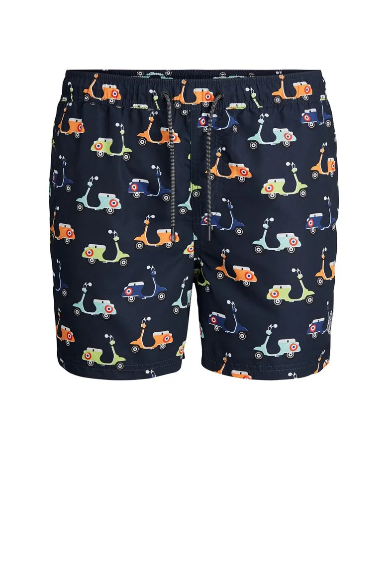 Шорти для плавання JJIBALI JJSWIMSHORTS AKM ITALIA 12186944 Navy Blazer Jack & Jones L Темно-синій