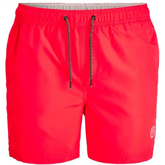 Шорти для плавання JJIBALI JJSWIMSHORTS AKM SOLID STS 12183741 Flame Scarlet Jack & Jones L Червоний