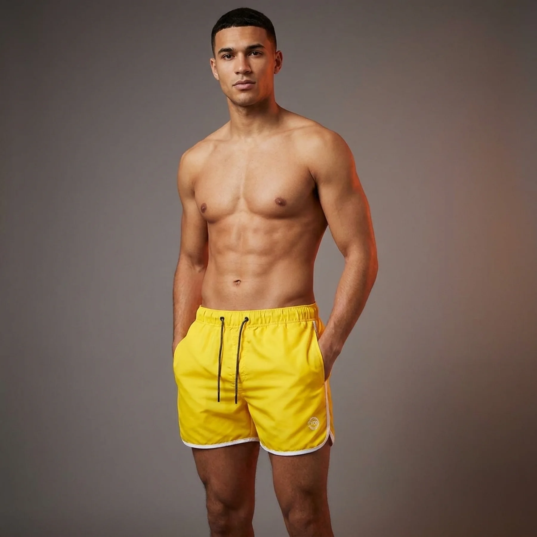 Шорти для плавання JJIIBIZA JJSWIMSHORTS AKM SOLID 12186003 Vibrant Yellow Jack & Jones L Жовтий