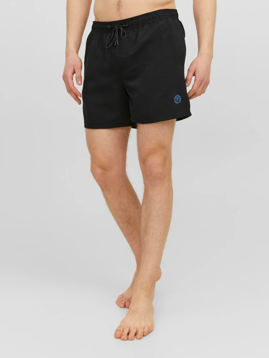 Шорти для плавання JPSTFIJI JJSWIM SOLID SN LY 12225961-Black Jack & Jones L Чорний