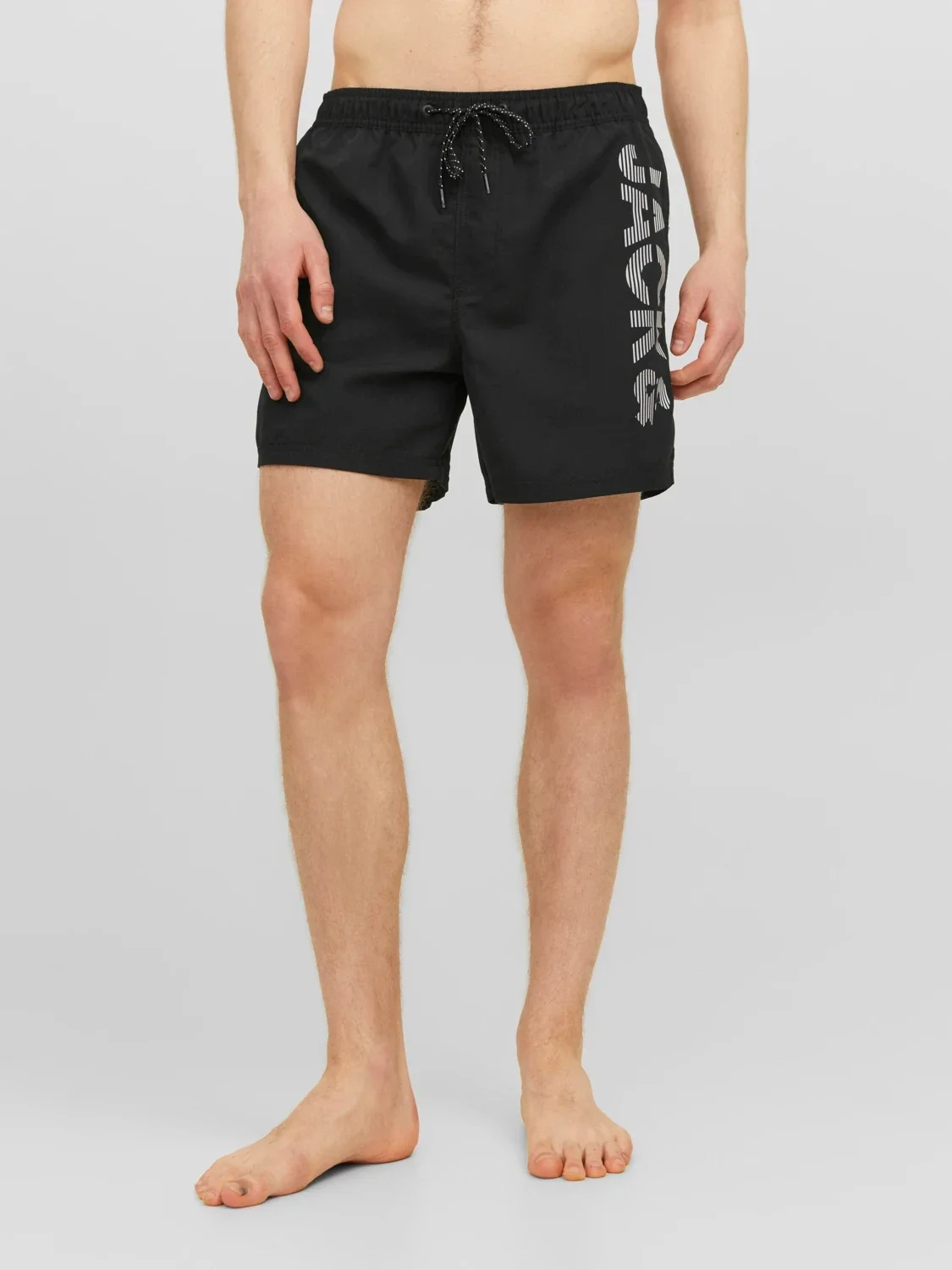 Шорти для плавання JPSTFIJI JJSWIM SPLICELOGO LY SN 12225967-Black Jack & Jones L Чорний