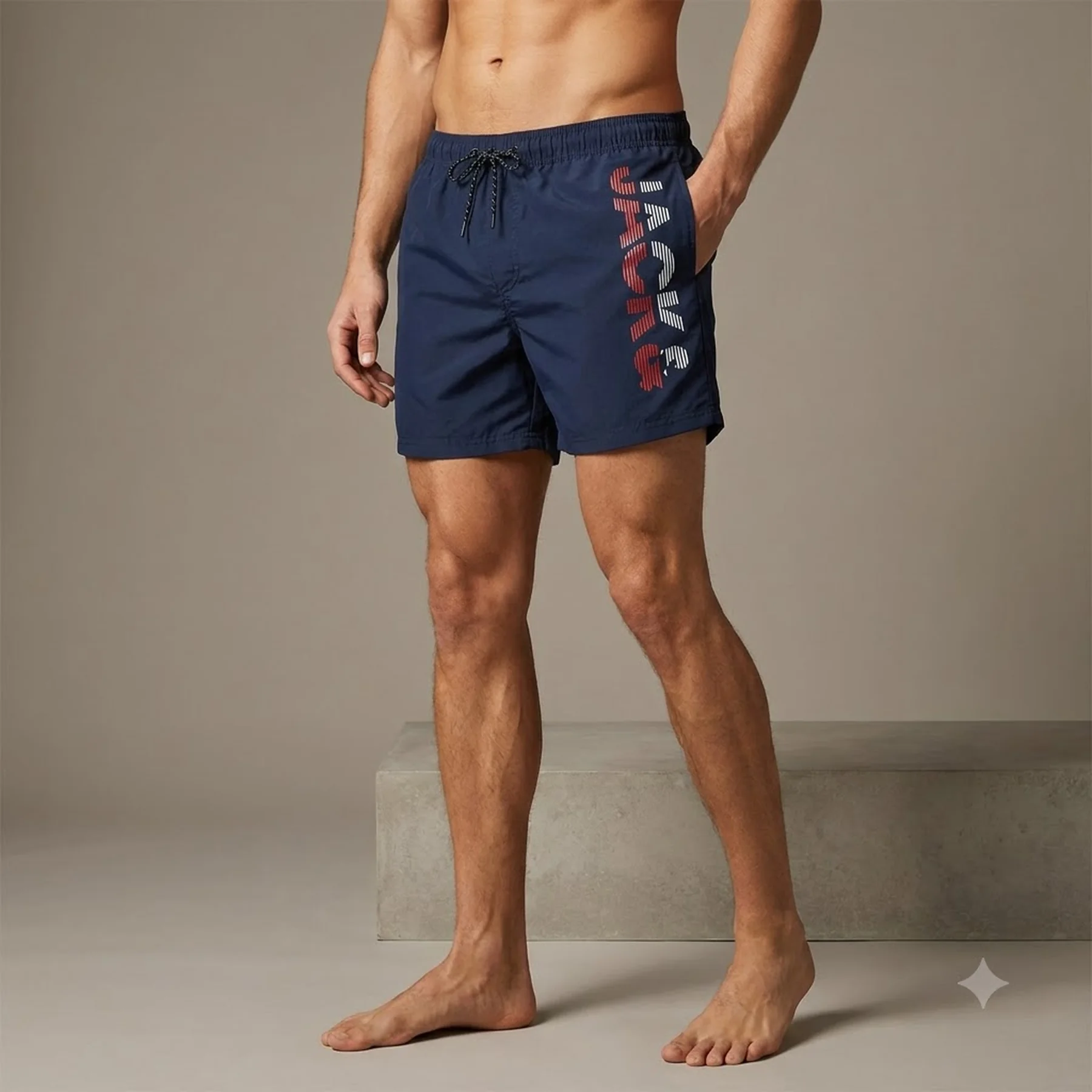 Шорти для плавання JPSTFIJI JJSWIM SPLICELOGO LY SN 12225967-Navy Blazer Jack & Jones L Темно-синій