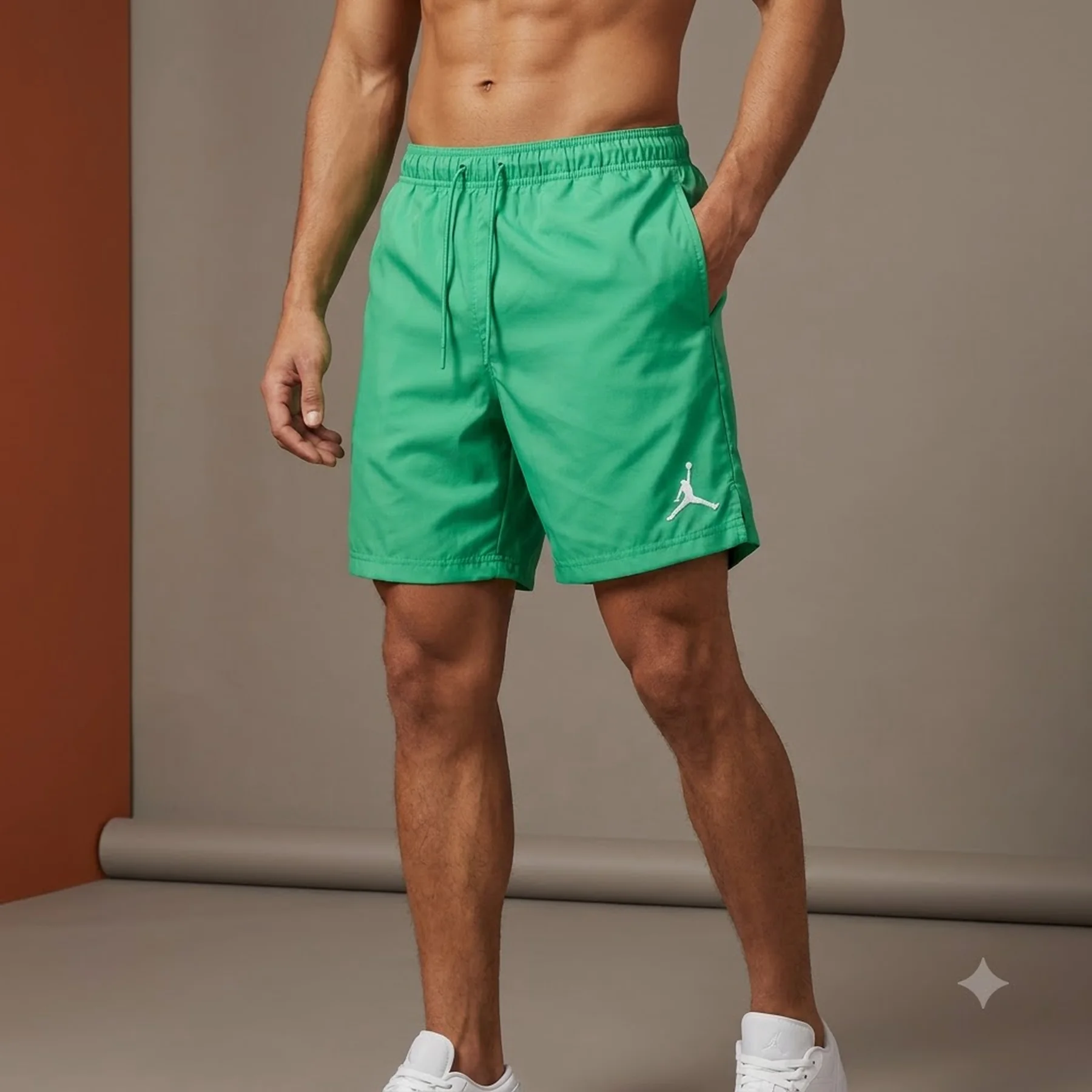 Шорти для плавання M J JUMPMAN POOLSIDE SHORT CZ4751-372 JORDAN 3XL Зелений