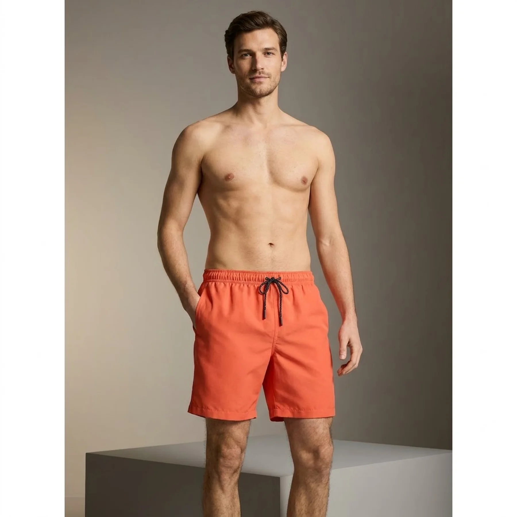 Шорти для плавання swim shorts with drawstring 1050181-11214 Tom Tailor XXL Червоний