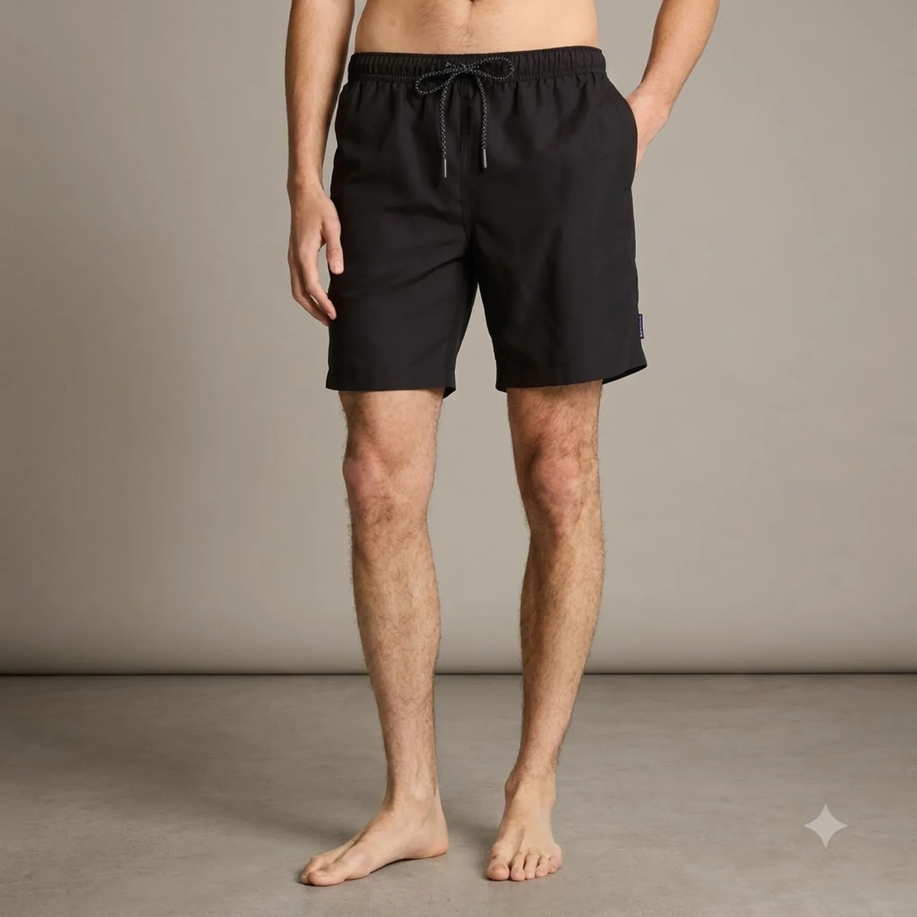 Шорти для плавання swim shorts with drawstring 1050181-29999 Tom Tailor XXL Чорний
