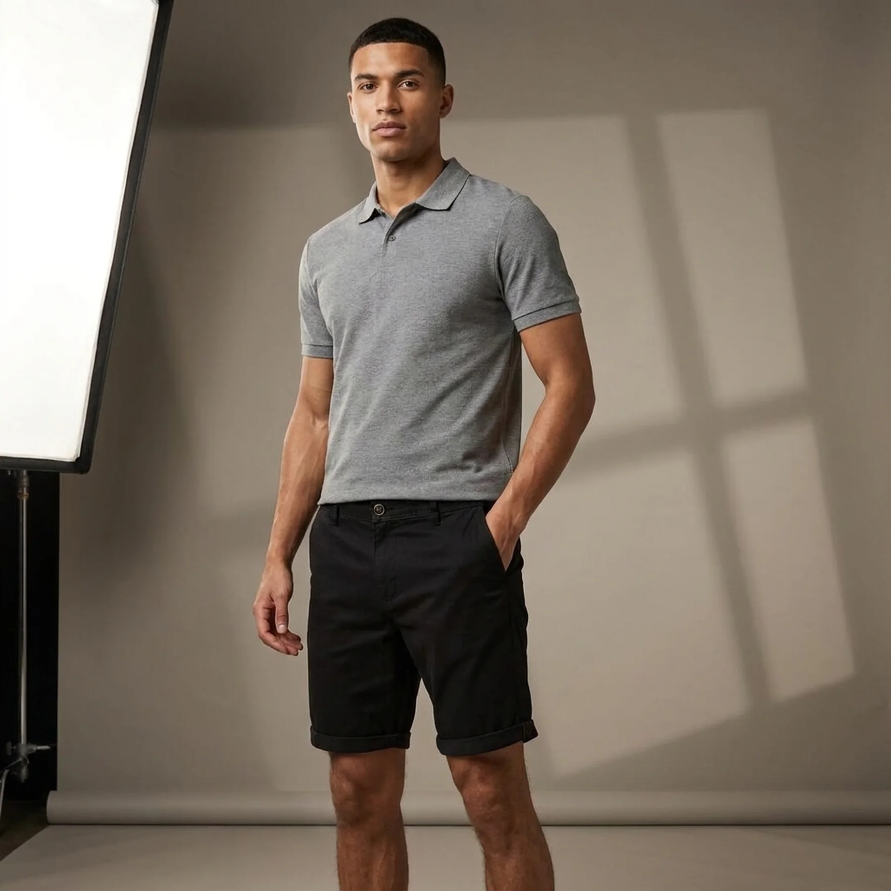 Шорти JJIBOWIE JJSHORTS SOLID SA STS 12165604 Black Jack & Jones L Чорний